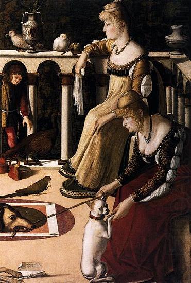 Two Venetian Ladies, Vittore Carpaccio